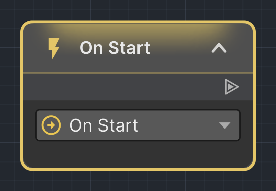 On Start trigger node on the ActionFlow canvas